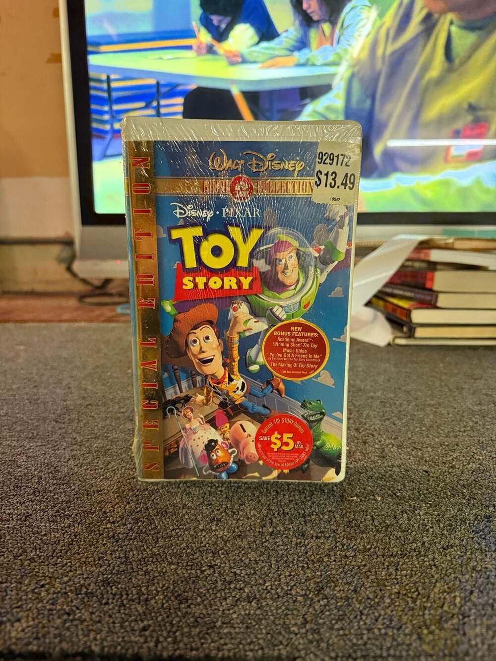 Walt Disney Toy Story VHS Special Edition Gold Classic Collection